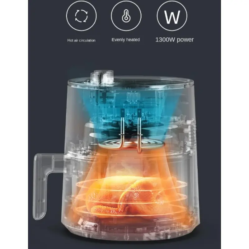 New Pattern Intelligent Air Fryer Without Oil Home Cooking New Multifunctional Intelligent Electric Oven Fryer Gift for Home Use