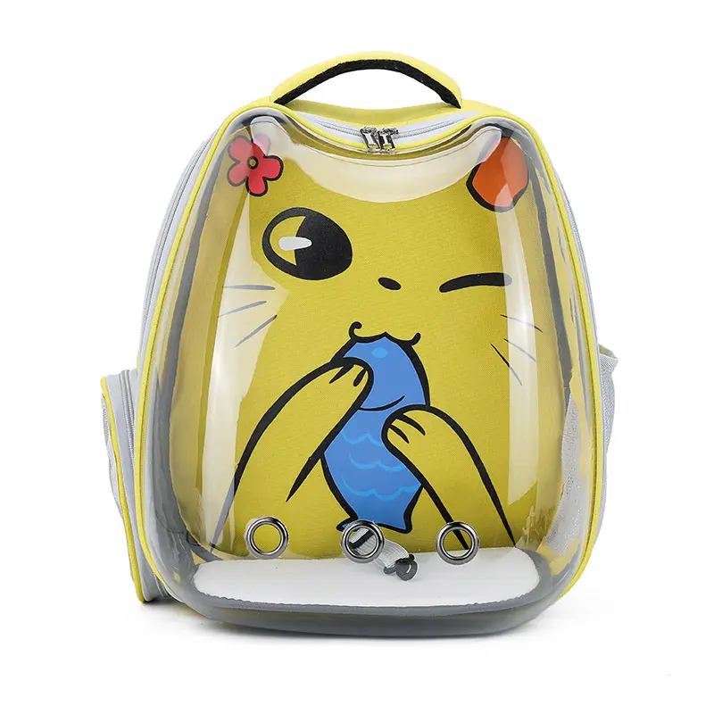 Pet Carrier Bag Portable Transparent Cat Backpack Outdoor Travel Breathable Backpack For Small Dogs Cat Large Space Carrying Bag
