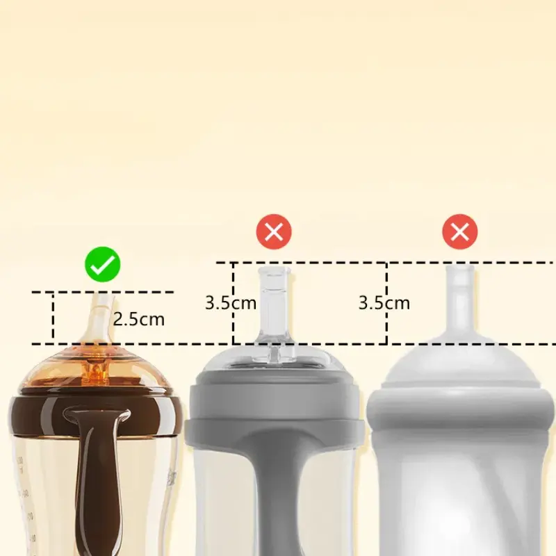 Newborn Baby Bottles Wide Mouth Feeding Bottle Water Cup Child Rest Bottle Nipple Drinking Duck Nipple Cup Learn to Drink 280ML