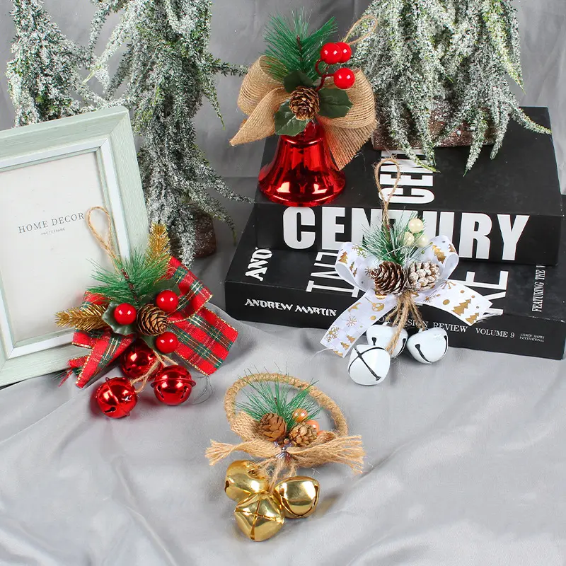 Christmas Home Wall Decoration Christmas Bells Christmas Bell Pendant Indoor Halloween Decorations Navidad Liquidaciones NEW