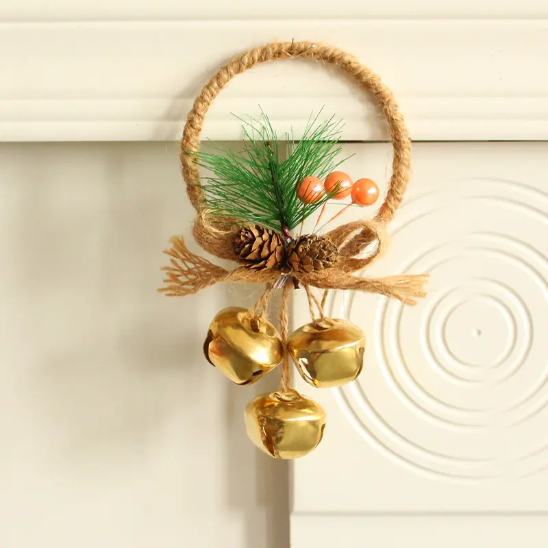 Christmas Home Wall Decoration Christmas Bells Christmas Bell Pendant Indoor Halloween Decorations Navidad Liquidaciones NEW