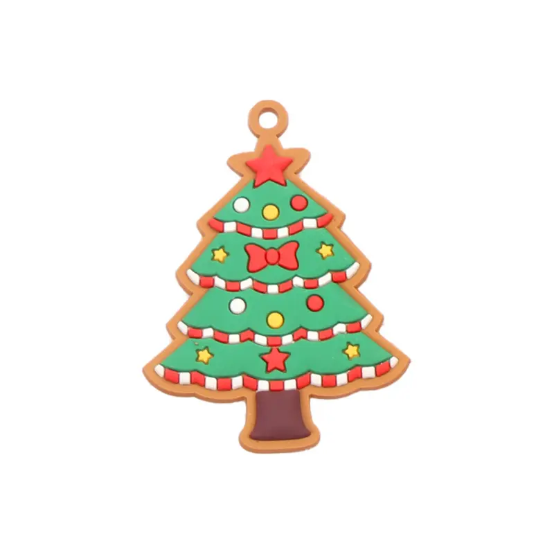 12pcs Gingerbread Man Ornaments Xmas Tree Hanging Pendant 2024 Merry Christmas Decorations for Home 2025 New Year Gift