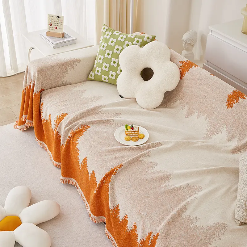 Simple and Fashionable Sofa Cover Blanket High Quality Chenille Sofa Fabric Cover Anti Cat Scratch Sofa Covers Home Decoration