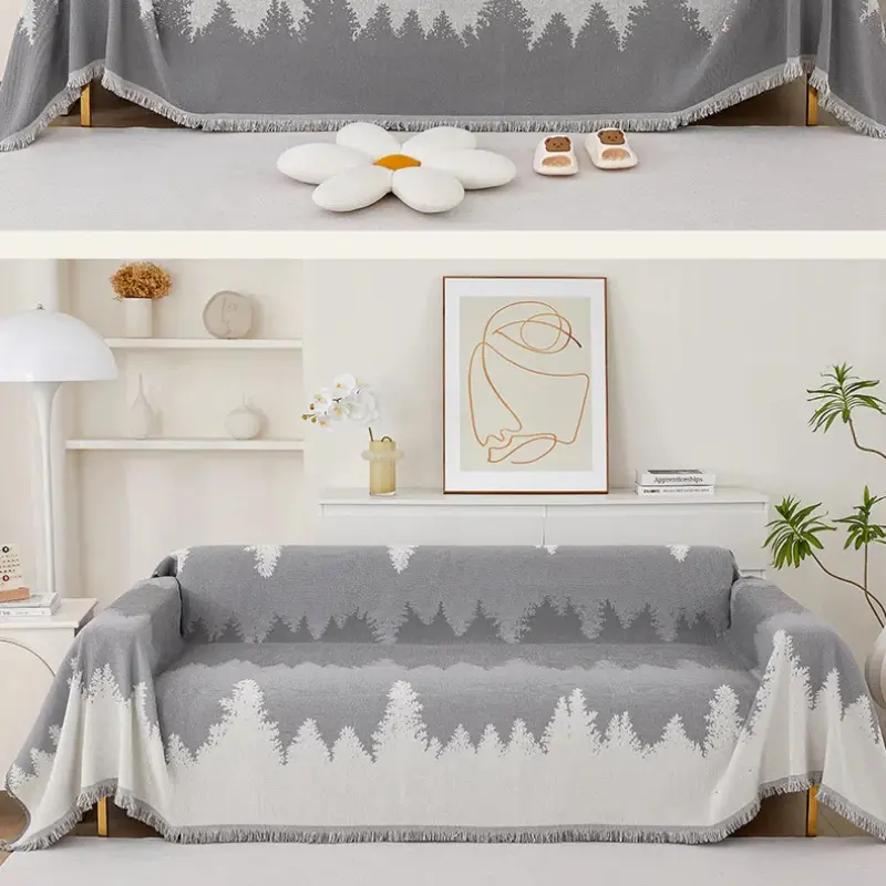 Simple and Fashionable Sofa Cover Blanket High Quality Chenille Sofa Fabric Cover Anti Cat Scratch Sofa Covers Home Decoration