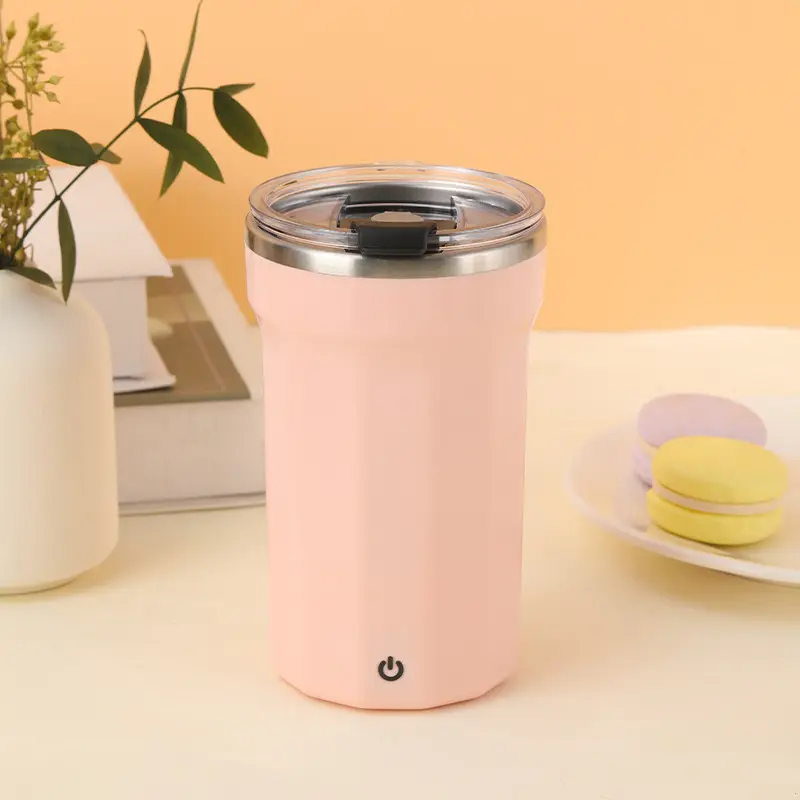 Automatic Self Stirring Mug Coffee Milk Juice Mixing Cup Electric Stainless Steel Lazy Rotating Mug Magnetic Stirring Cup