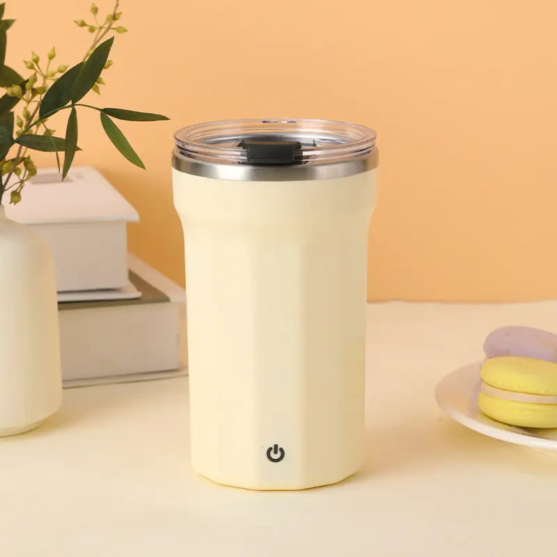 Automatic Self Stirring Mug Coffee Milk Juice Mixing Cup Electric Stainless Steel Lazy Rotating Mug Magnetic Stirring Cup