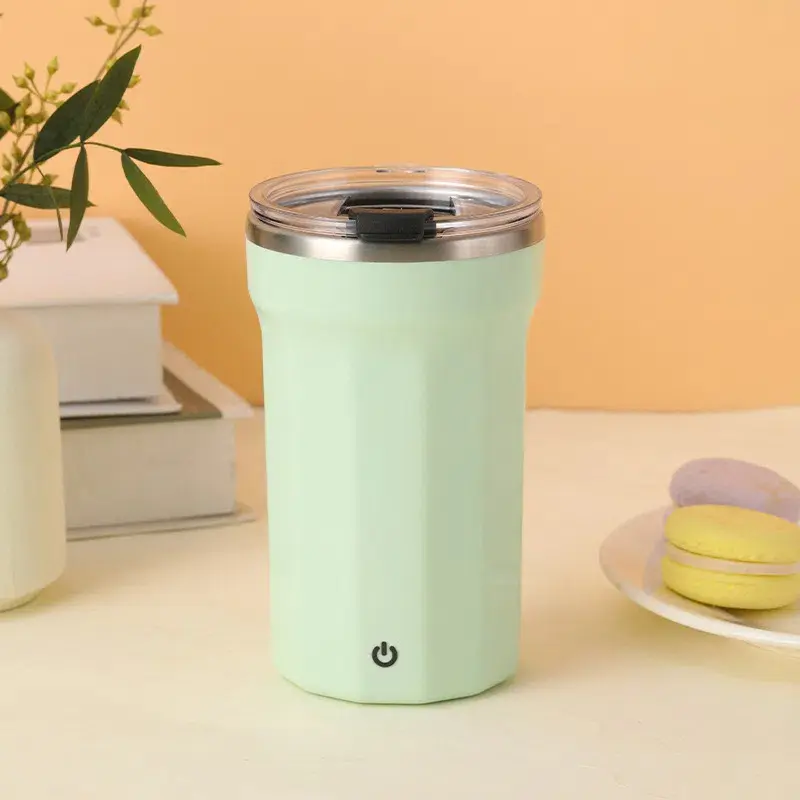 Automatic Self Stirring Mug Coffee Milk Juice Mixing Cup Electric Stainless Steel Lazy Rotating Mug Magnetic Stirring Cup
