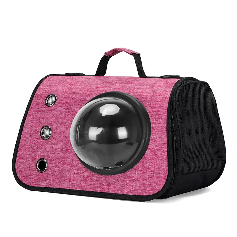 Cat Carrier Bag With Window Transparent Breathable Pet Handbag Space Capsule Foldable Breathable Pets Travel Bags