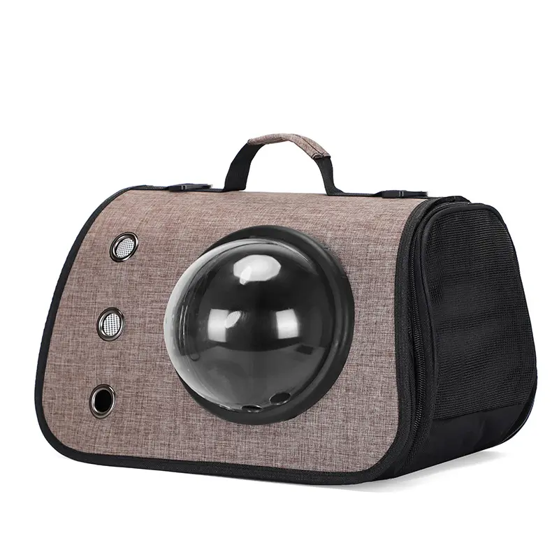 Cat Carrier Bag With Window Transparent Breathable Pet Handbag Space Capsule Foldable Breathable Pets Travel Bags
