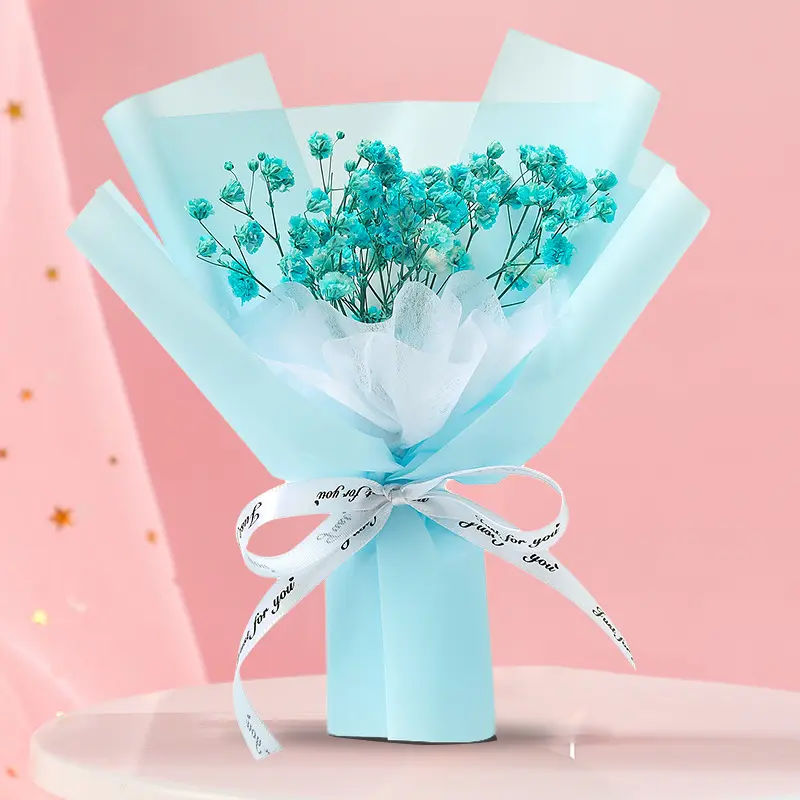 Ins Mini Dried Flower Bouquet Dried Flowers Starry Sky Decoration Mother's Day Gift Flower Decoration Gift Dried Flower Gift Box