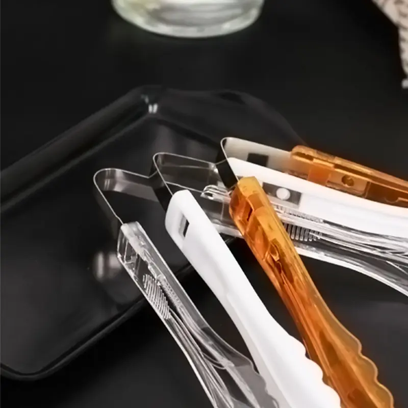 Convenient Bread Tongs Buffets Tongs Plastic Clip BBQ Utensils for Cooking