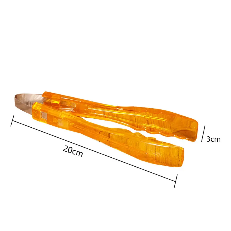 Convenient Bread Tongs Buffets Tongs Plastic Clip BBQ Utensils for Cooking