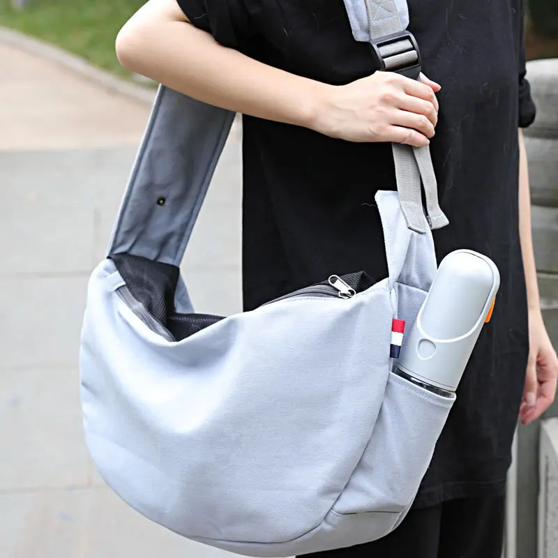 Pet Sling Carrier Bag Dog Cat Outdoor Portable Shoulder Messenger Bag Puppy Kitten Large Capacity Carrying Handbag Dog Carrier