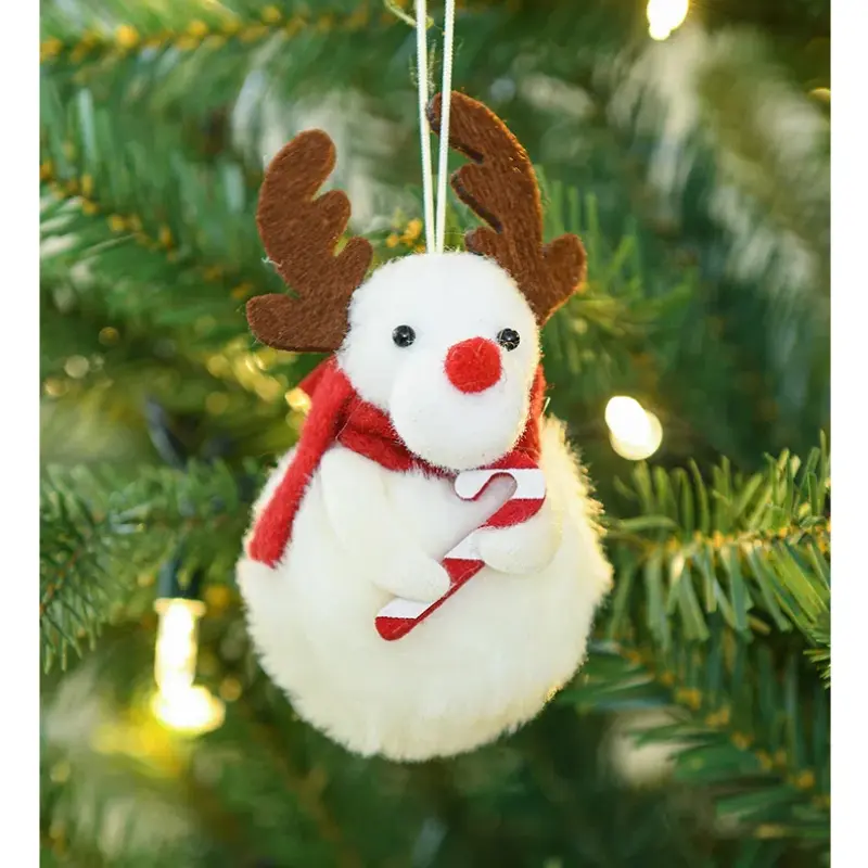 New Christmas Creative Pendant Santa Claus Little Doll Christmas Tree Hanging Decorations Scene Arrangement Party Supplies