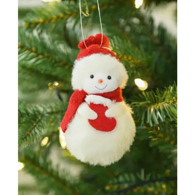 New Christmas Creative Pendant Santa Claus Little Doll Christmas Tree Hanging Decorations Scene Arrangement Party Supplies