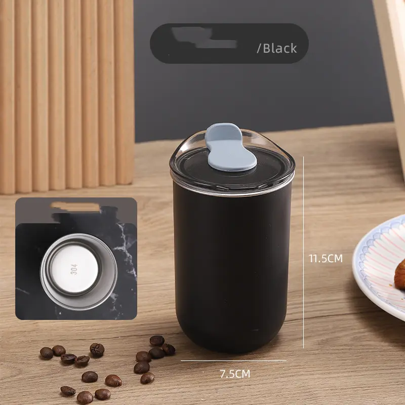 300ML Double-layer Insulated Coffee Cup Anti Slip Espresso Leak Proof External Plastic Internal 304 Stainless Steel Insulation