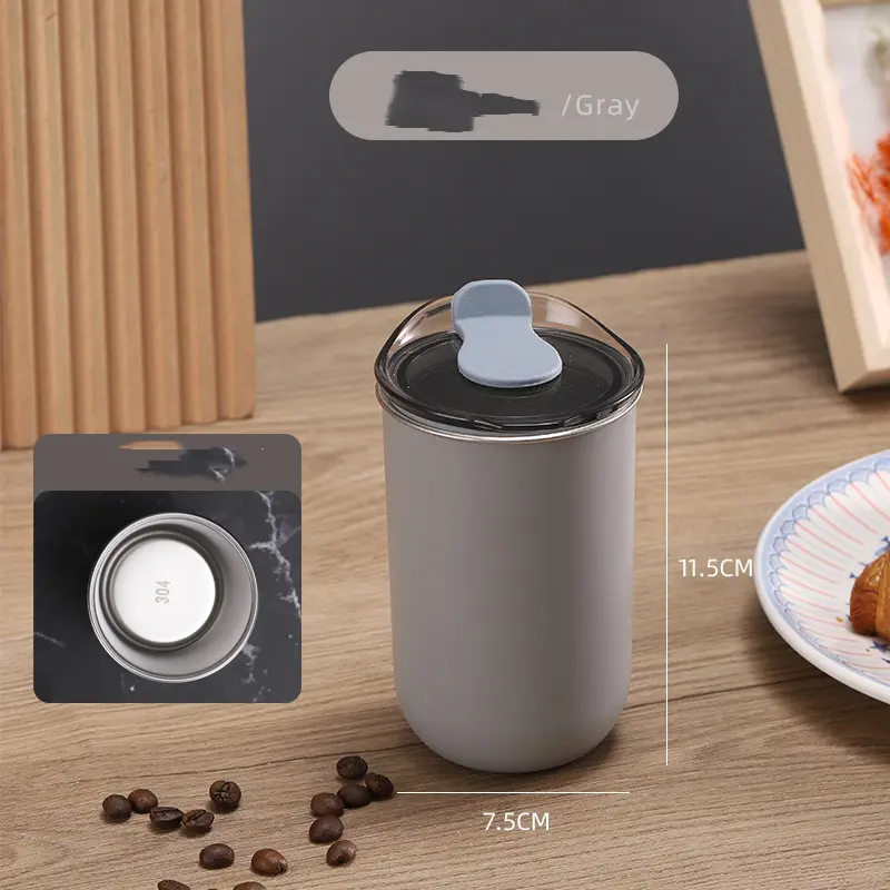 300ML Double-layer Insulated Coffee Cup Anti Slip Espresso Leak Proof External Plastic Internal 304 Stainless Steel Insulation