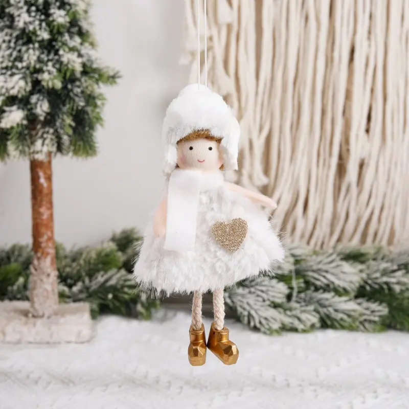 Christmas Elf Boy Doll Children's Gift Christmas Tree Decoration Plush Angel Pendant Christmas Decoration Home Decoration