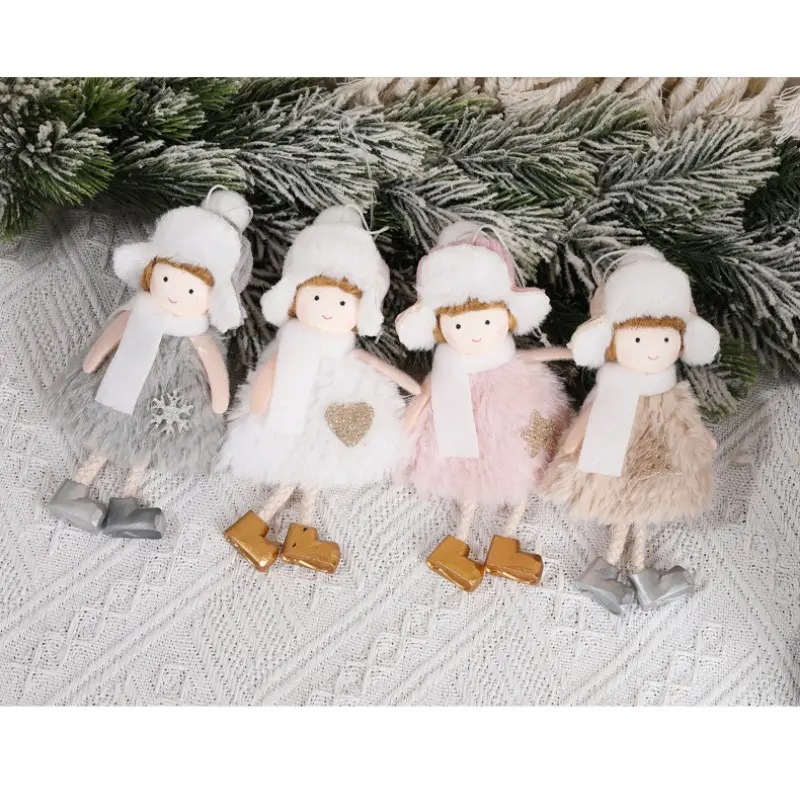 Christmas Elf Boy Doll Children's Gift Christmas Tree Decoration Plush Angel Pendant Christmas Decoration Home Decoration
