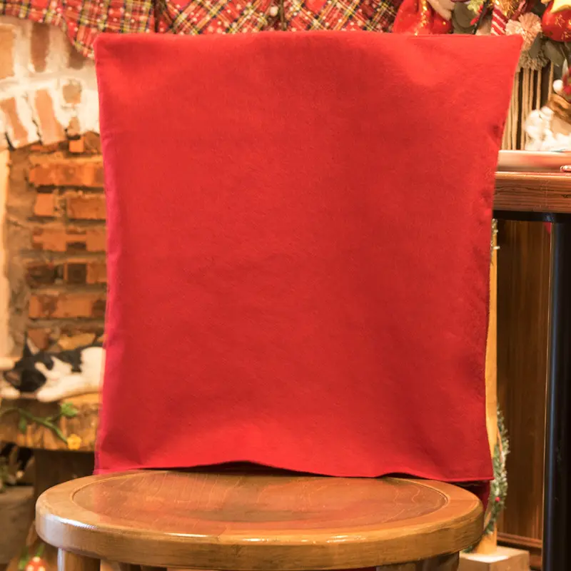 1pc Christmas Chair Cover 3D Cartoon Home Table Dinner Chair Seat Cover Decoration Xmas Party New Year Home Decoration