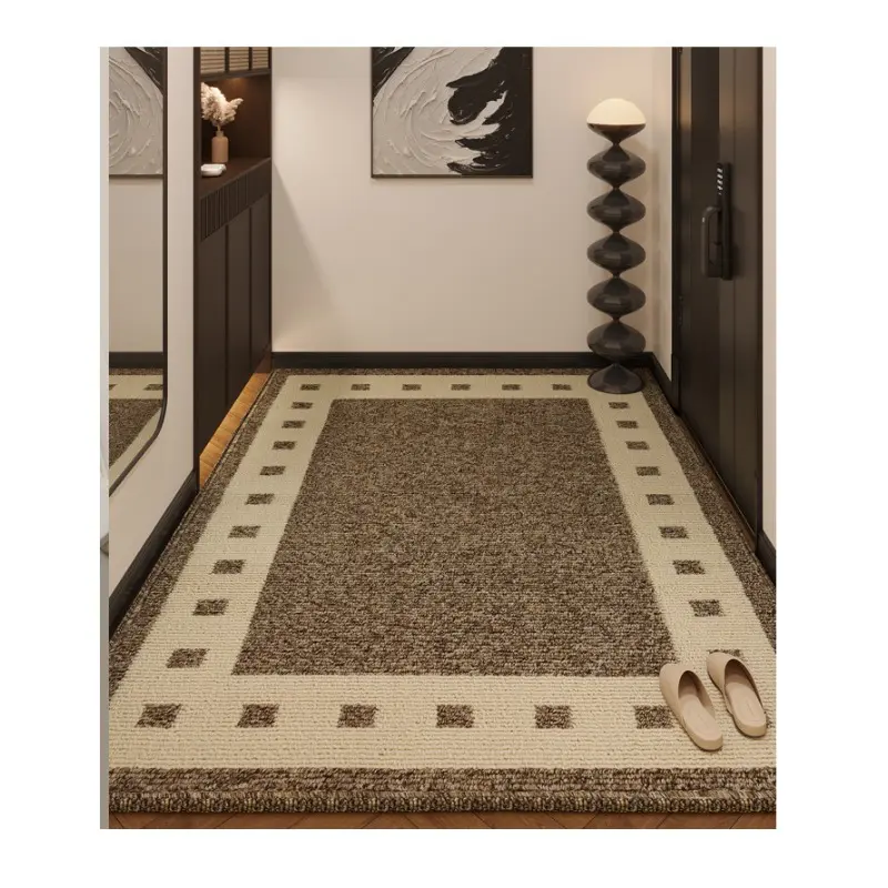 Modern Minimalist Wind Circle Entrance Door Mat Entrance Door Foot Mat Entrance Door and High-end Anti Fouling Carpet Floor Mat