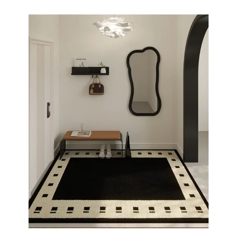 Modern Minimalist Wind Circle Entrance Door Mat Entrance Door Foot Mat Entrance Door and High-end Anti Fouling Carpet Floor Mat