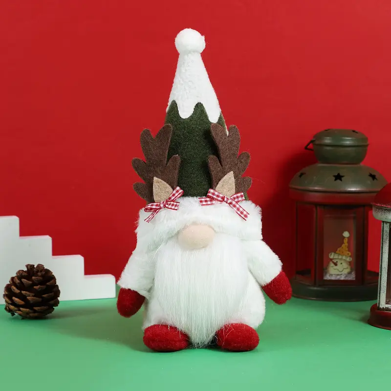 2PC Christmas Decoration Ornaments Cute And Festive Soft Lovely Home Christmas Decorations Faceless Doll Pendant Quality
