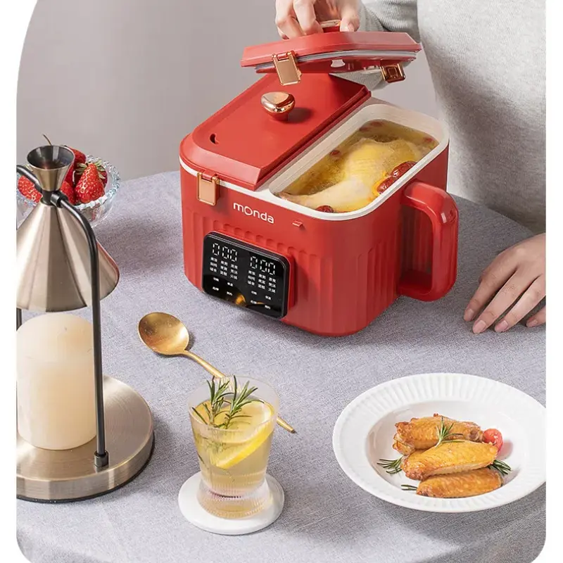 Mini Dual Gall Rice Cooker Cooking Rice Cooker Soup Non Stick Inner Can Home Multi Functional Single Purpose Rice Cooker