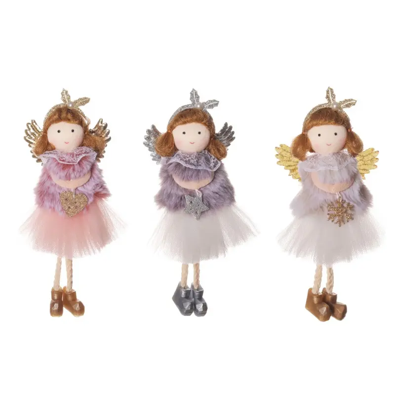 Adorable Decorations High Quality Material Pendant Christmas Angel Decorations Christmas Decorations Supplies Happy Supplement