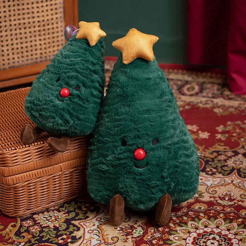 Christmas Tree Pillow Sofa Christmas Santa Claus Decoration Doll Doll Cushion Float Window Pillow Party Supplies