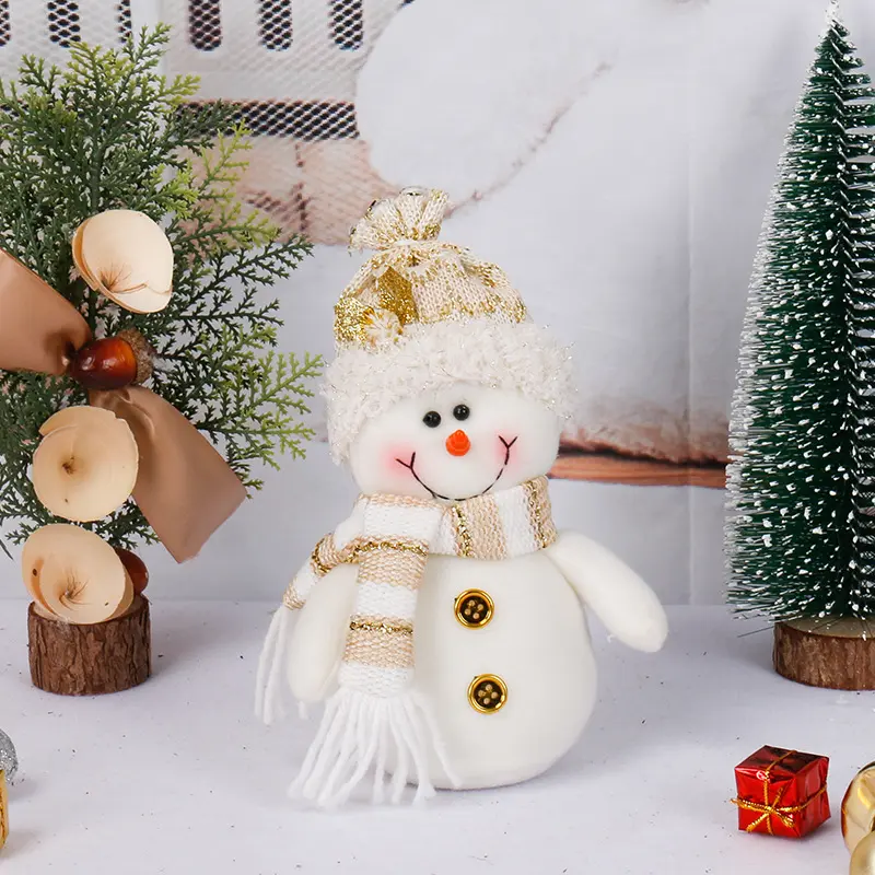 Christmas Dwarf Doll Supplies White Old Man Snowman Christmas Wedding Personalized Fashion Decoration Products Gift Ornaments