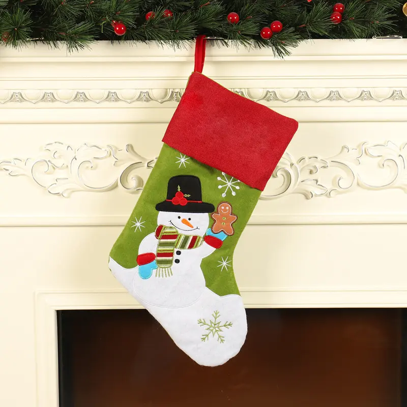 New Christmas Socks Decorative Socks Gift Bag Christmas Tree Hanger Christmas Decoration Gift Christmas Pendant