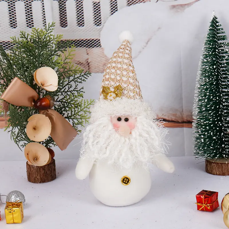 Christmas Dwarf Doll Supplies White Old Man Snowman Christmas Wedding Personalized Fashion Decoration Products Gift Ornaments