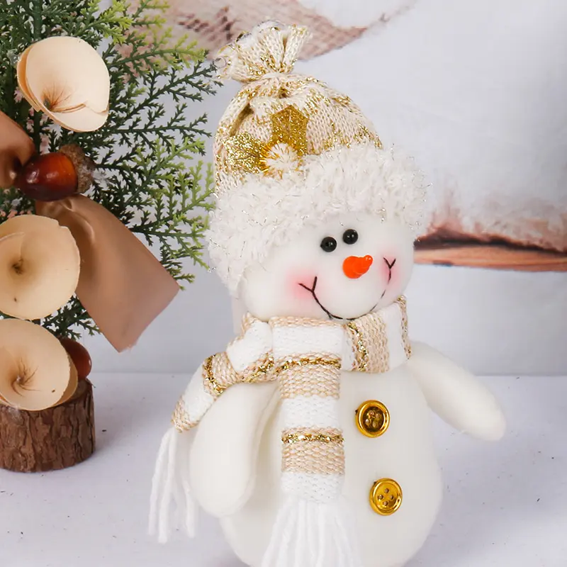 Christmas Dwarf Doll Supplies White Old Man Snowman Christmas Wedding Personalized Fashion Decoration Products Gift Ornaments