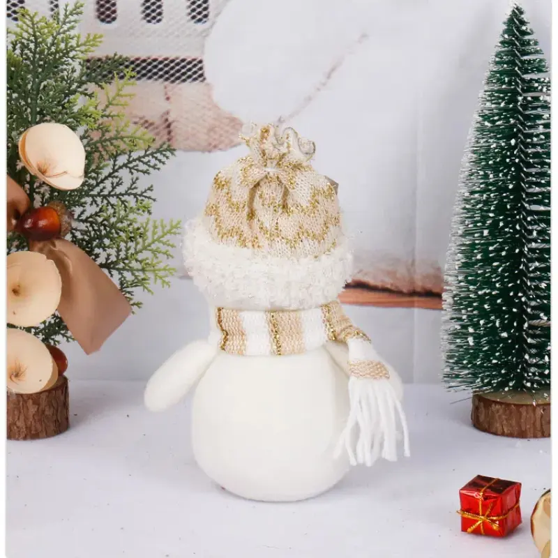 Christmas Dwarf Doll Supplies White Old Man Snowman Christmas Wedding Personalized Fashion Decoration Products Gift Ornaments