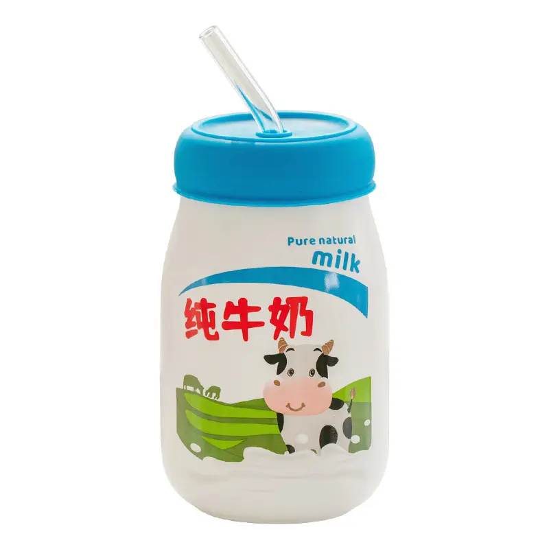 Creative Milk Ceramic Cup Cute Cartoon Home Milk Breakfast Cup Office Drinking Cup Universal CupMugsDrinking Water Utensils