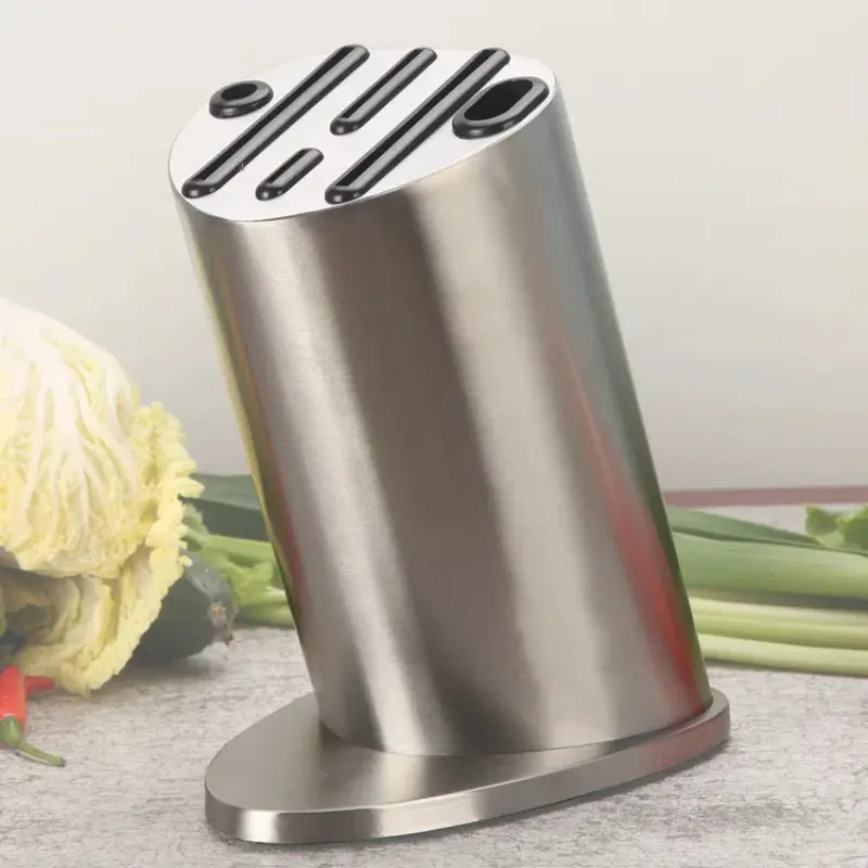 MultiFunction Durable Kitchen Plastic Knife Stand Holder Storage Drainage Cutlery Rack Organizer