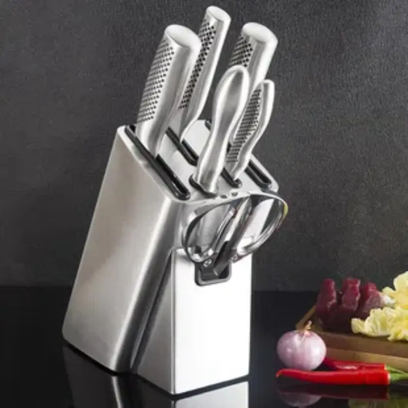 MultiFunction Durable Kitchen Plastic Knife Stand Holder Storage Drainage Cutlery Rack Organizer