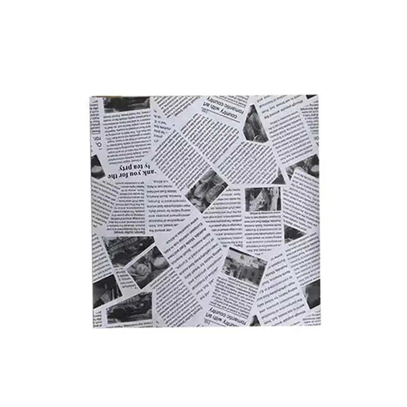 100PCS Sheets Baking Paper Food-Grade Anti-Oil Non-Stick Grease Paper Bread Sandwich Burger Fries Wrappers Bakeware