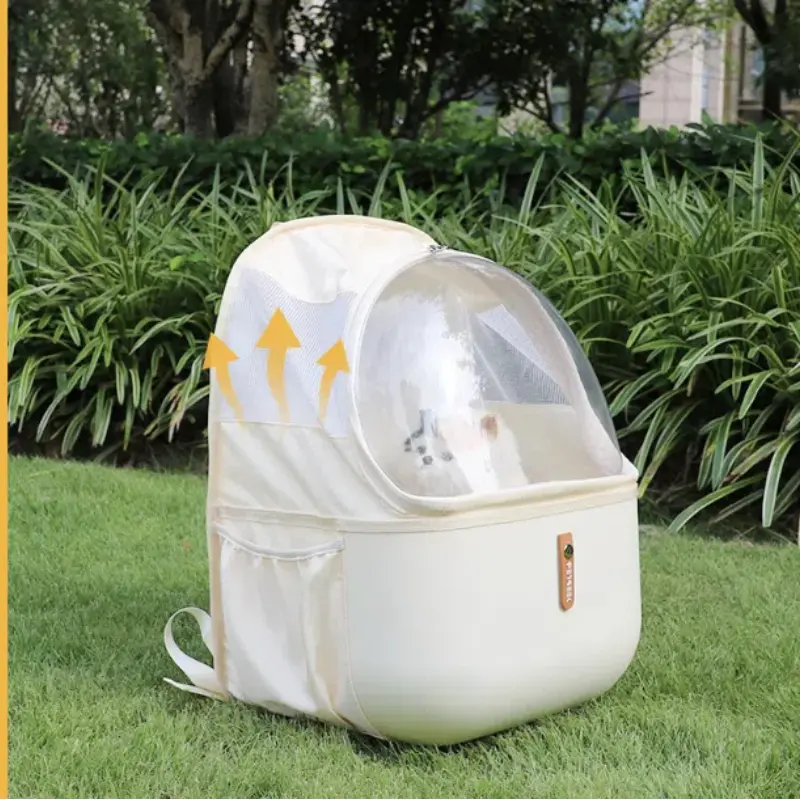 Large Capacity Outdoor Backpack for Pets Portable Transparent Cat Dog Small Dog Rabbit Pet Backpack Currency Breathable