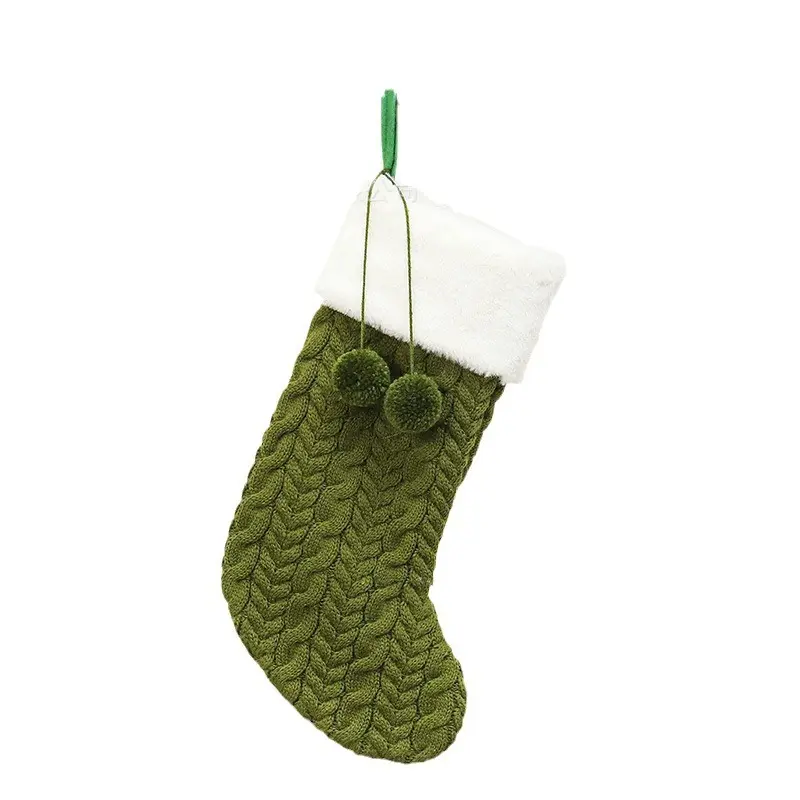 Christmas Stocking Santa Claus Candy Gift Bag Xmas Tree Hanging Pendant Decor Christmas Stockings For Home Xmas Gift