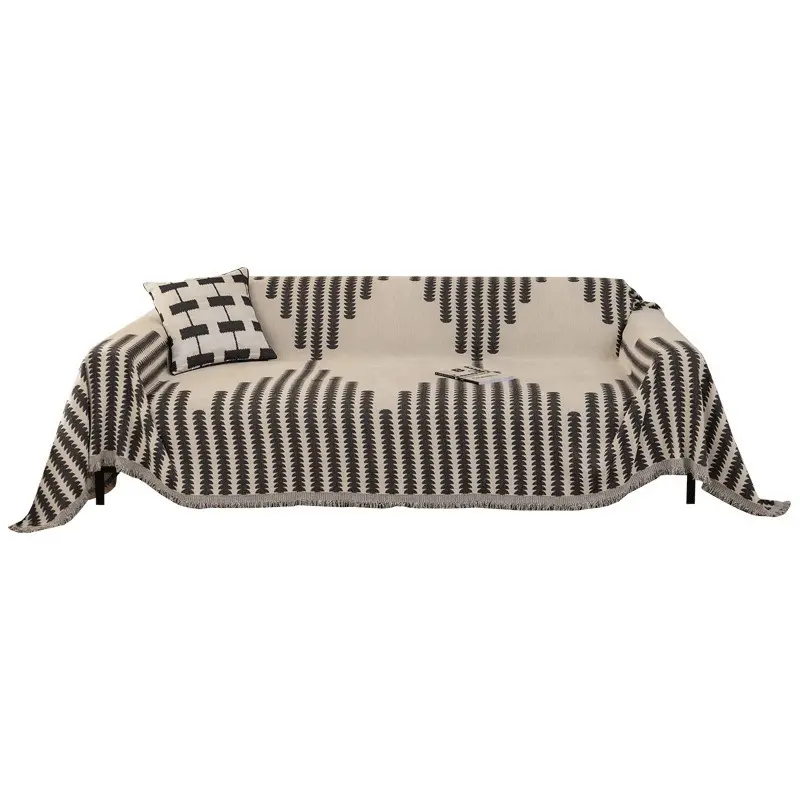 Thin Soft Chenille Sofa Towel Non Slip One Piece Full Cover Sofa Cushion Cover Luxury Four Season Universal Sofa Cover
