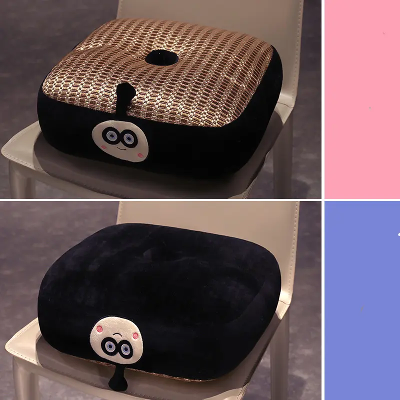 Summer Ice Rattan Mat Futon Cushion Lazy Sitting Pier Home Bedroom Carpet Fart Pad Car seat Children Thickened Seat Cushion