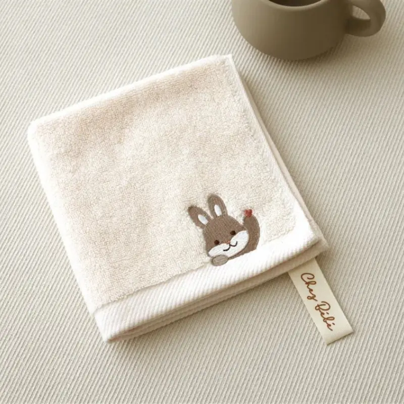 Korean Burp Cloths for Babies Cute Cartoon Baby Drool Towels Soft Cotton Absorbent Newborn Baby Face Square Towels