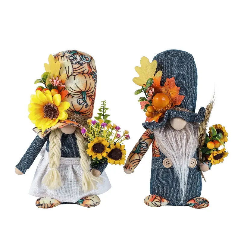 Sunflower Gnome Standing Fall Gnome Butterfly Gnome With Sunflower Spring Gnome For Desktop Living Room Bedroom Farmhouse