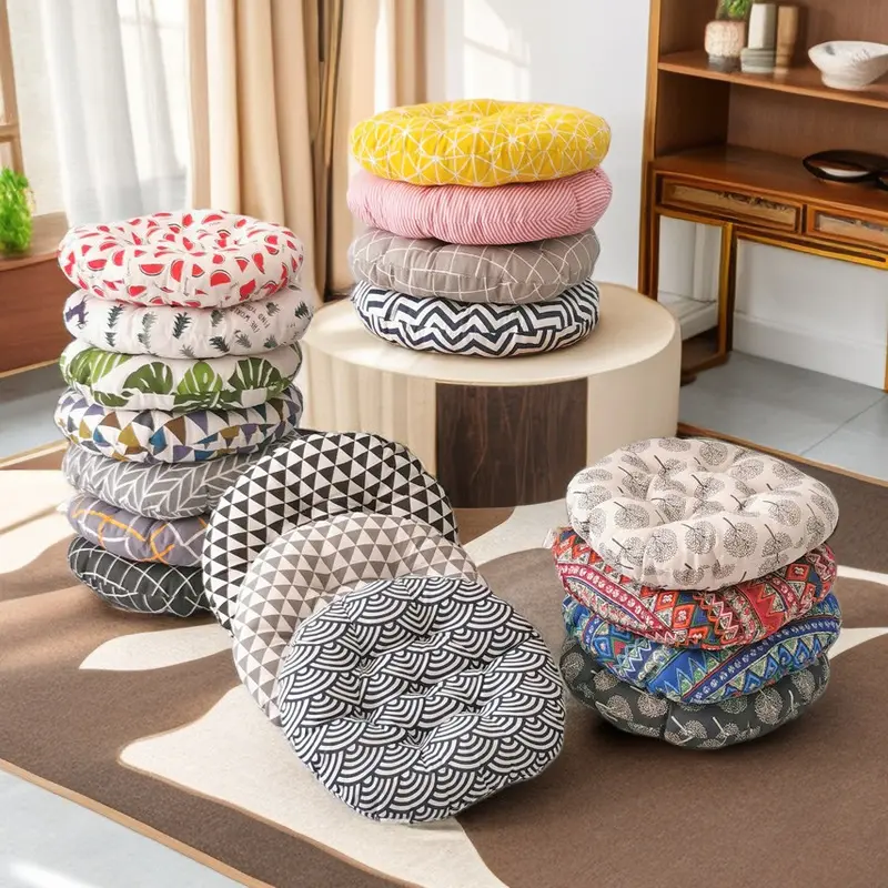 1PC Round Cushion Office Chair Sofa Cushion Tatami Circular Decoration Seat Cushion Chair Cushions Wholesale
