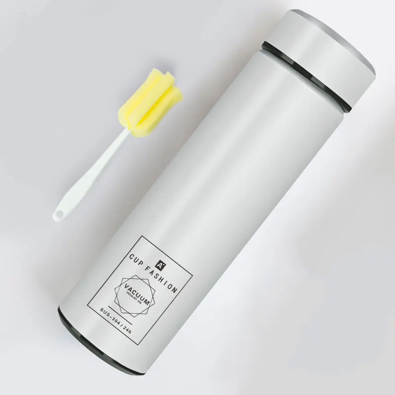 Stainless Steel Thermos Cup Smart Display Vacuum Water Cup for Men and Women Students High Value Office Cup Vacuum Flasks