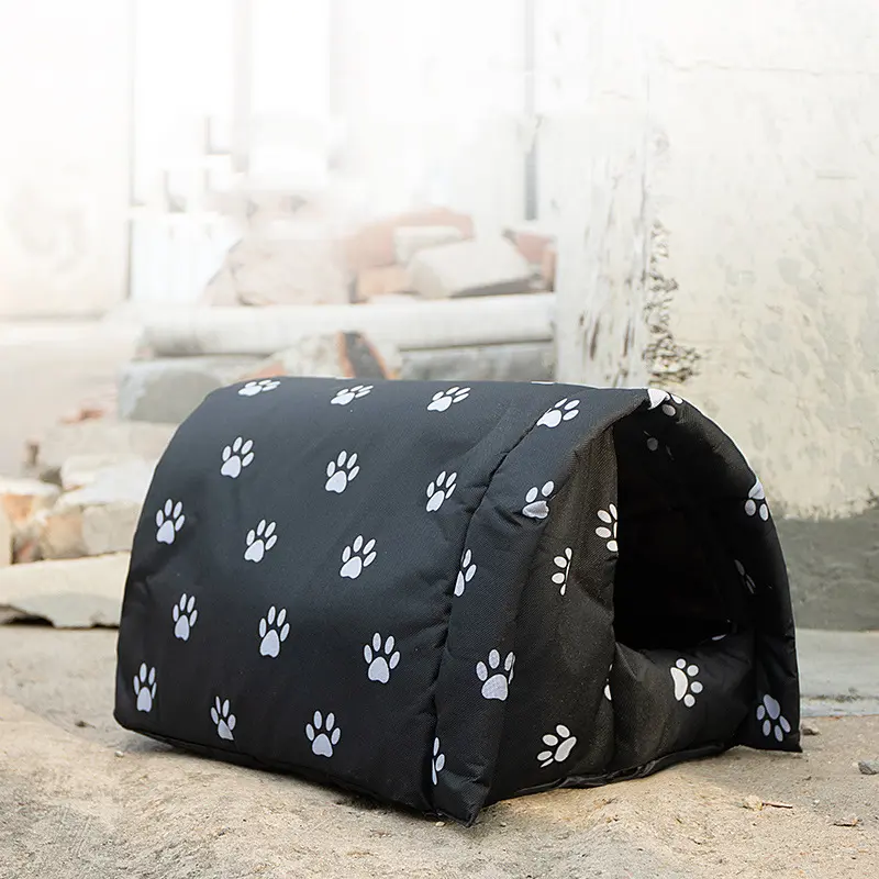 Outdoor Feral Cat Thicken House Warm and Cozy Winter Pet House for Pet Home Shelter Garage Balcony Cat Supplies
