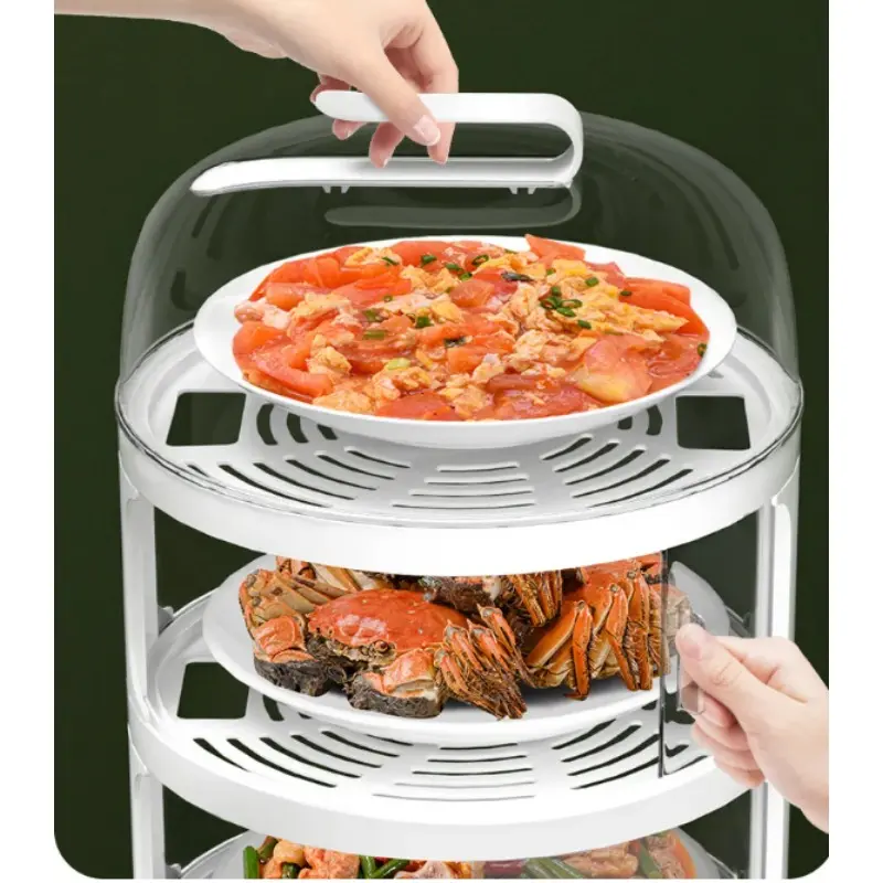 Food Insulation Cover Heating Constant Temperature Food Dust Cover Keep Dish Warmer  Intelligent Thermal Insulation Hot Plate