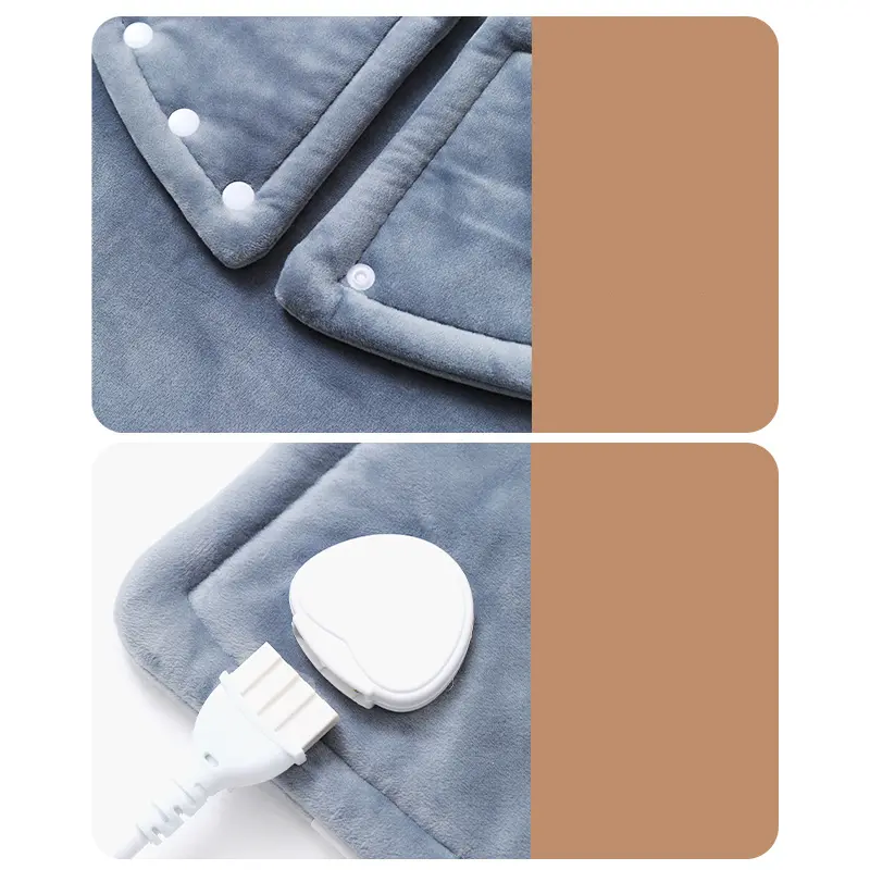 Electric Heating Pad Wrap Vest for Neck and Shoulders Winter Body Warmer Whole Back Relief Pain Fatigue Warm Back Brace